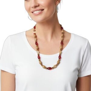 Vintage Costume Jewelery Necklace see measurements